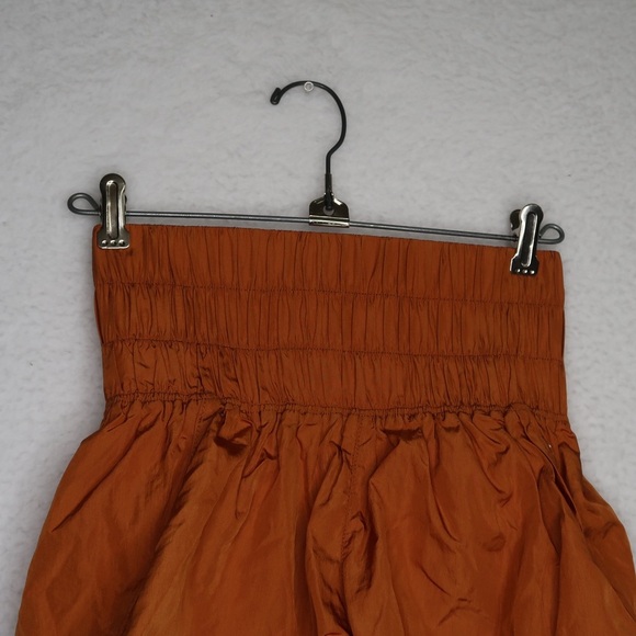 Free People Movement Rust Orange The Way Home High Rise Athletic Shorts XS‎ - Picture 2 of 8